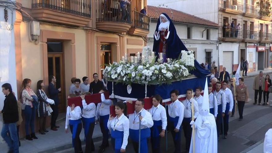 María del Consuelo y la Burrita salen en la procesión más larga