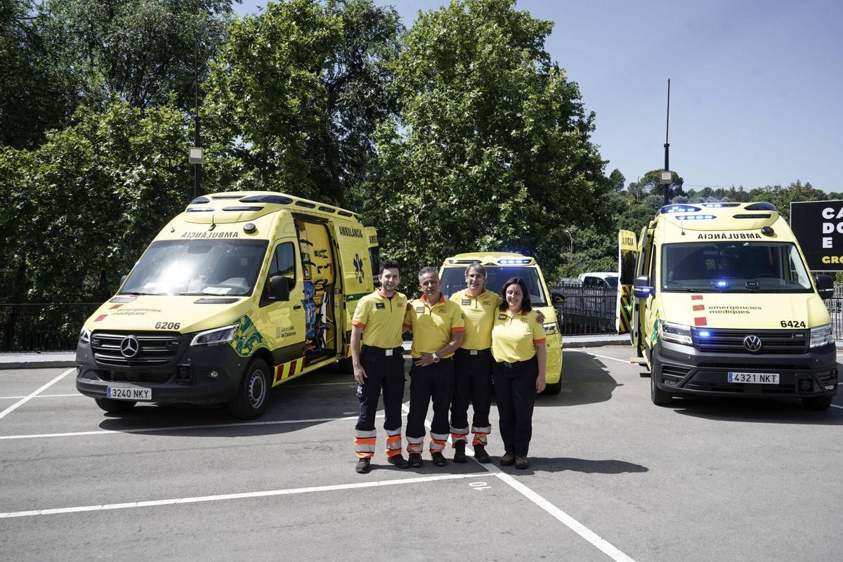 Presentació dels nous models d'ambulàncies a Manresa