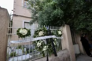 Homenaje a José Ballesta en su casa natal de Cabezo de Torres al paso de la Fuensanta