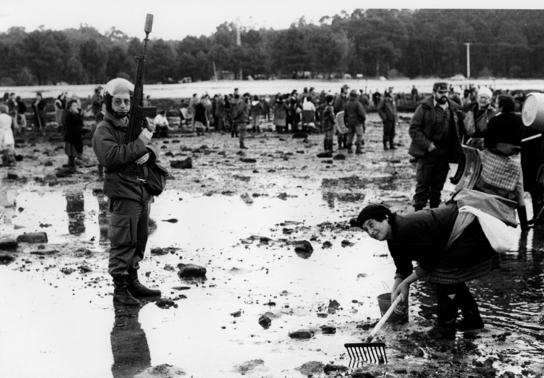 La guerra que cambió la historia del marisqueo