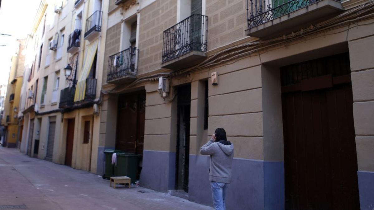 Calle Boggiero de Zaragoza, donde ocurrieron los hechos.
