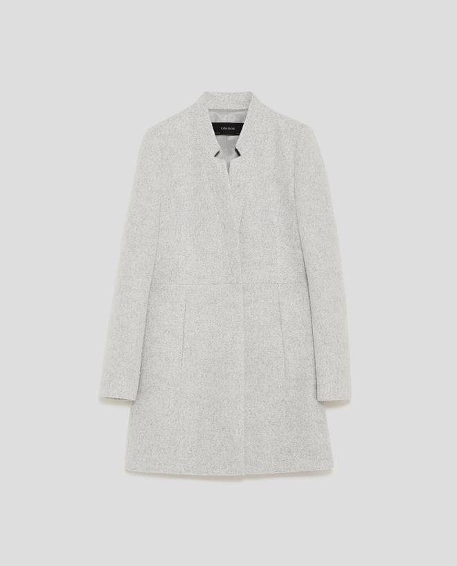 Nueva colección de Zara: blazer gris sin solapas