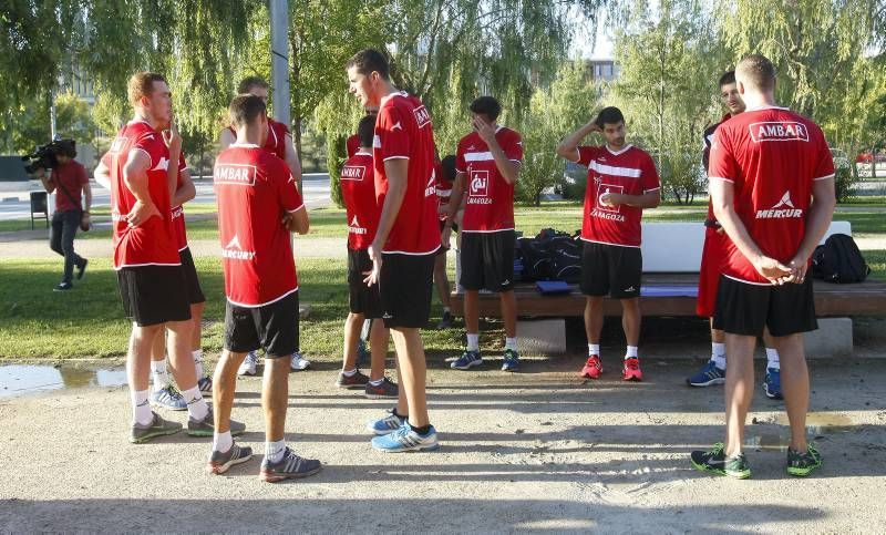 Entrenamiento del CAI Zaragoza