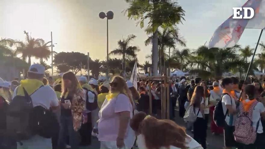 Así está el ambiente en Presidencia del Gobierno de Canarias