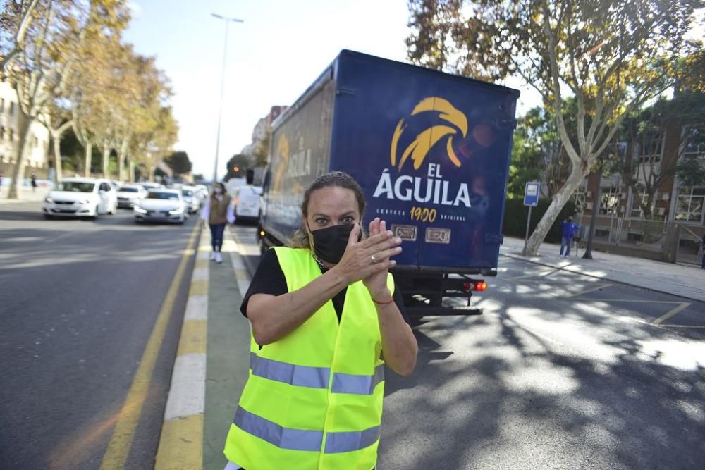 Protesta por el cierre de bares y restaurantes en Cartagena