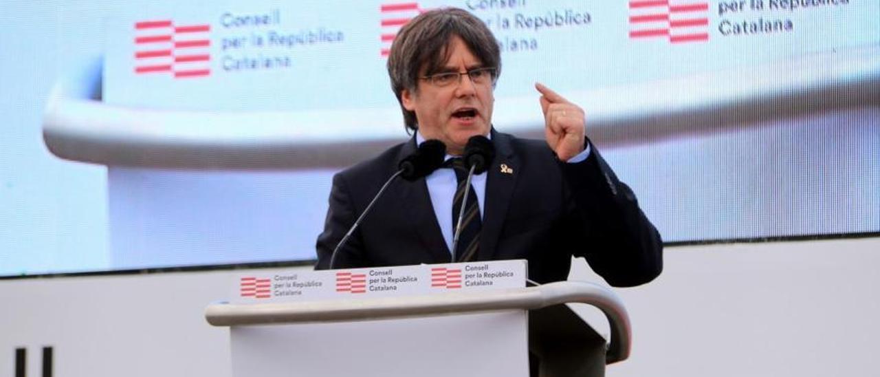 Carles Puigdemont en Perpinyà