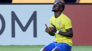 Sadio Mané celebra un gol con la camiseta del Al-Nassr