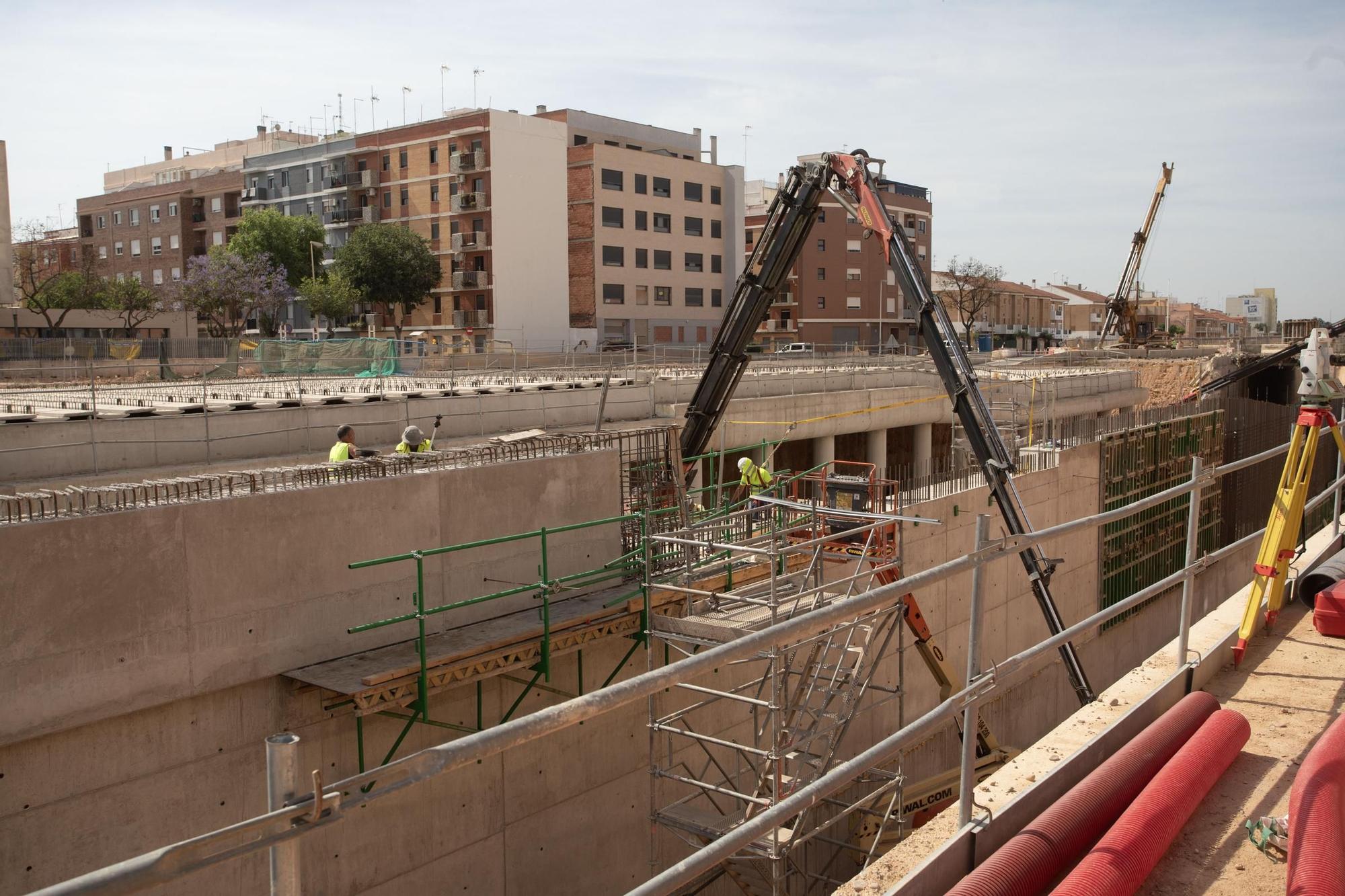 Obras en el núcleo urbano de Manises