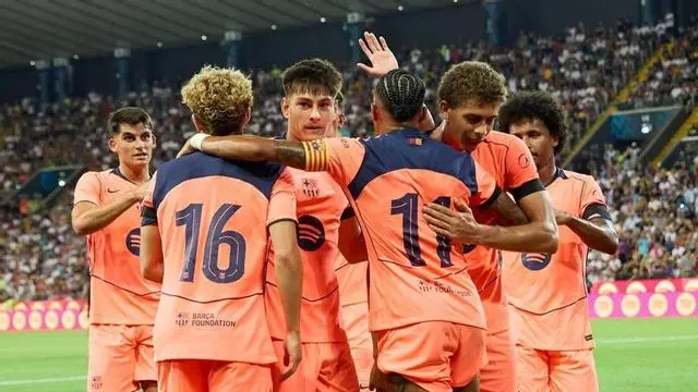 Así fue la participación del Barça en el triangular de Udine