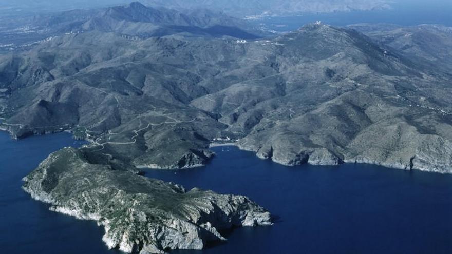 Imatge aèria del Cap de Creus.