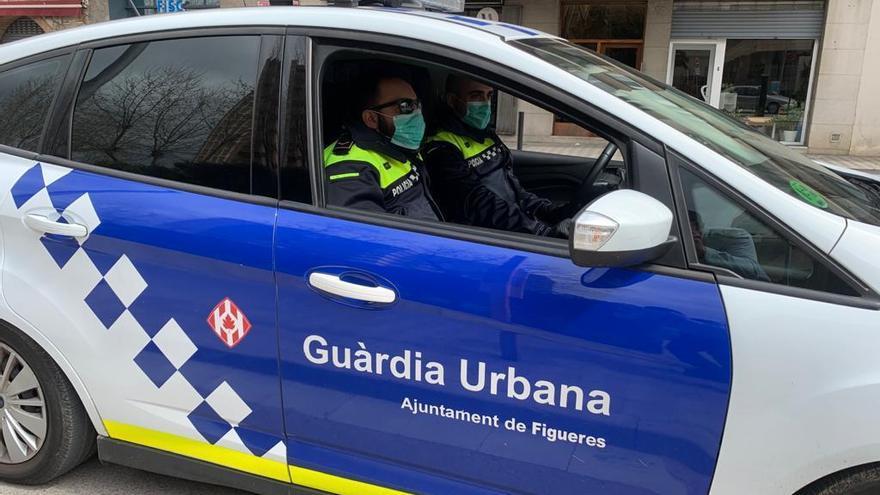 Les patrulles de la Guàrdia Urbana de Figueres.