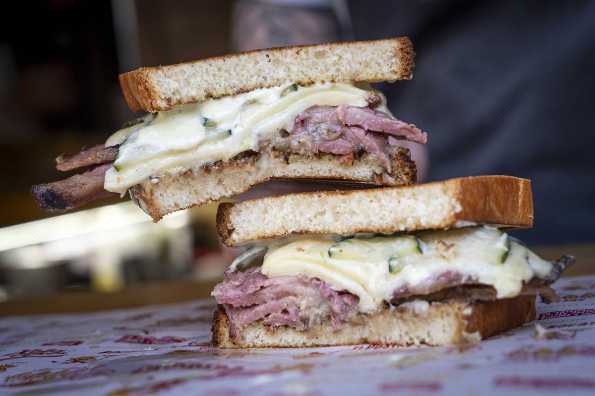 El bocadillo de pastrami de Choripa.