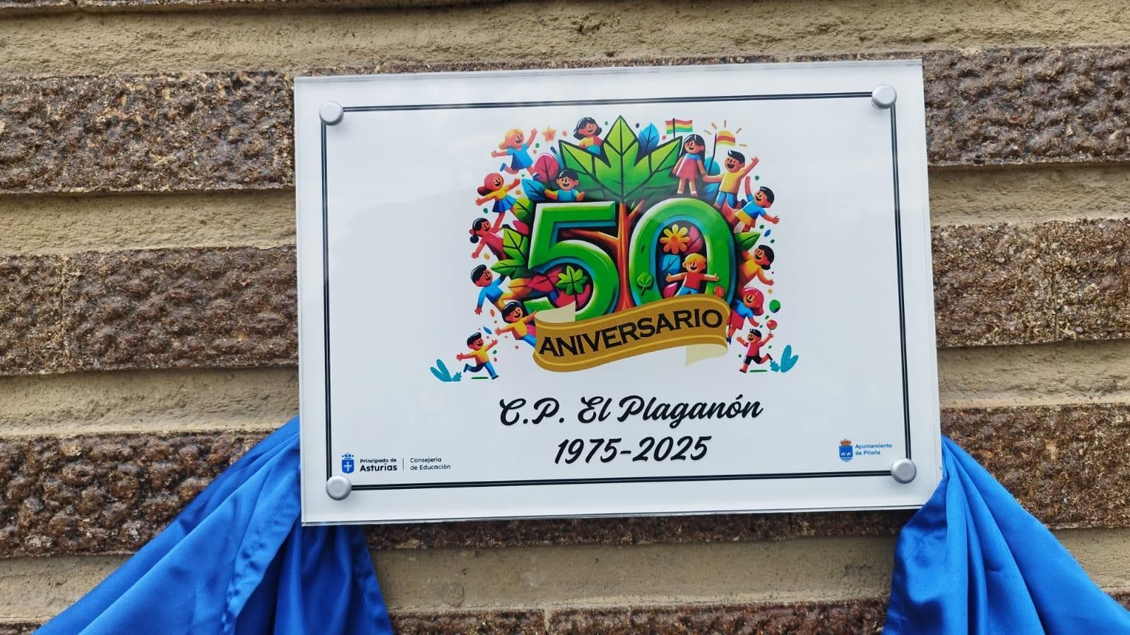 El Colegio Público El Plaganón de Sebares celebra su 50 aniversario