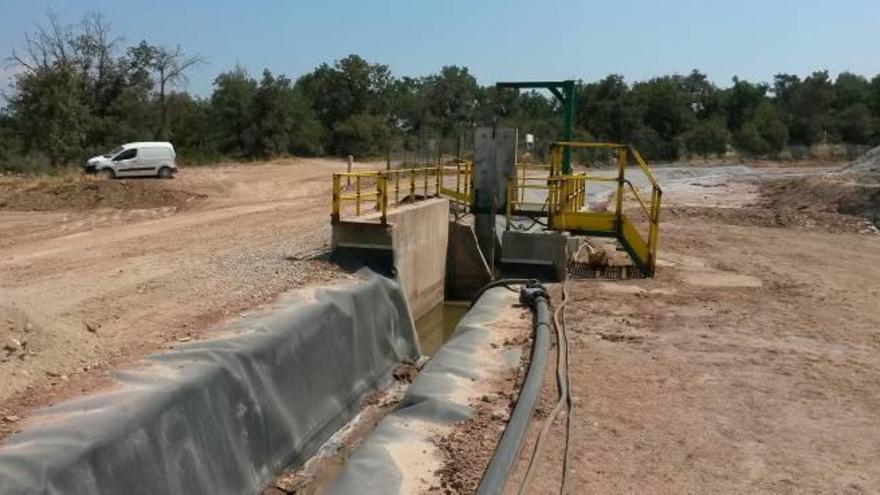 Pous i rases construïts per ICL Iberpotash a l&#039;entorn del runam del Cogulló