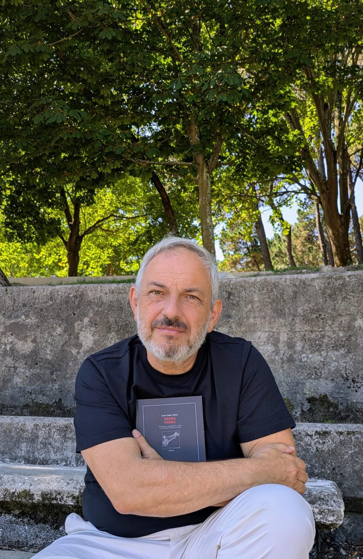 Fernando Domènech, tradutor que presenta libro na Feira do Libro de Vigo.