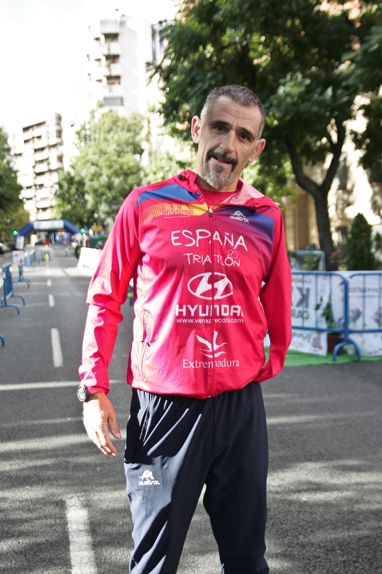 Kini Carrasco, atleta paralímpico y organizador de la prueba.