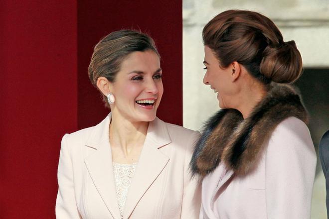 Letizia Ortiz y Juliana Awada en Madrid