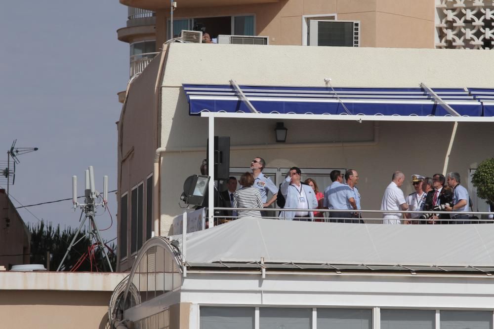 El Rey preside el festival aéreo de la Academia del Aire en Murcia