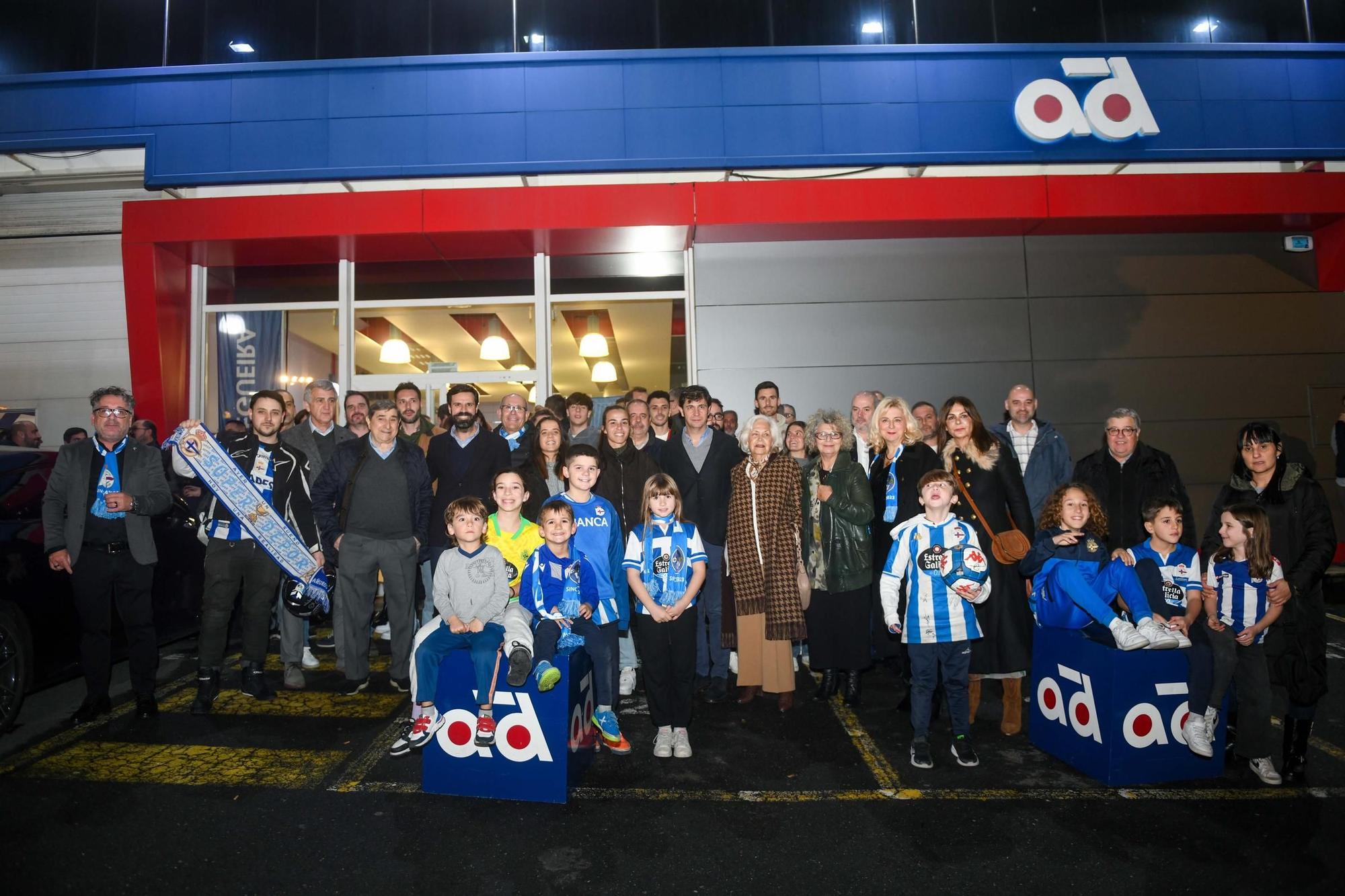 Inauguración de la peña deportivista Ramón Regueira Ramos