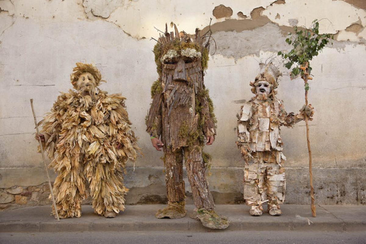 Fotografía de la exposición 'Máscaras rituales'.