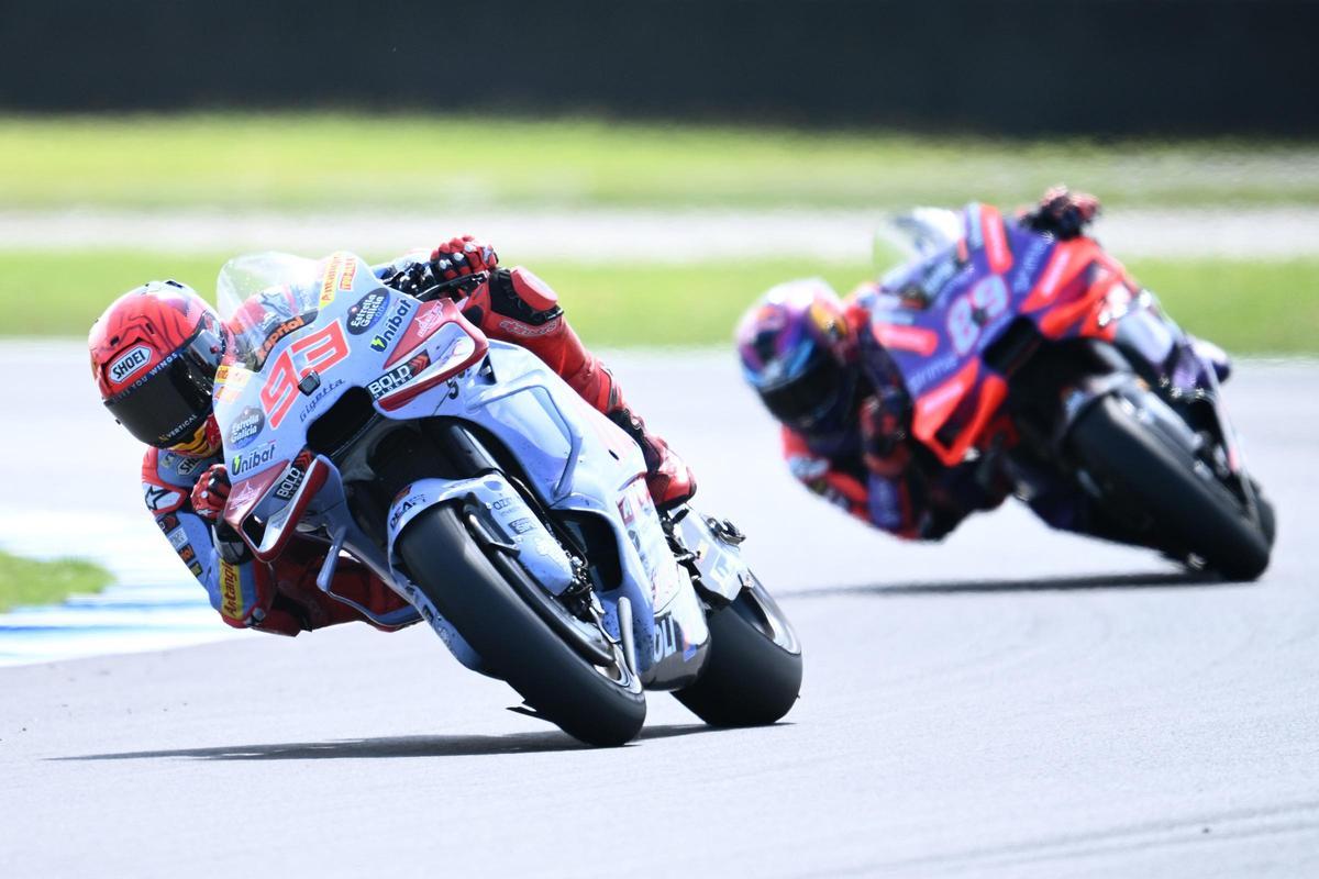 Marc Márquez y Jorge Martín en el Gran Premio de Australia el pasado fin de semana