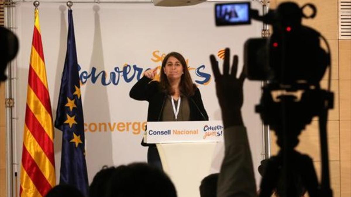 La portavoz de CDC, Marta Pascal.