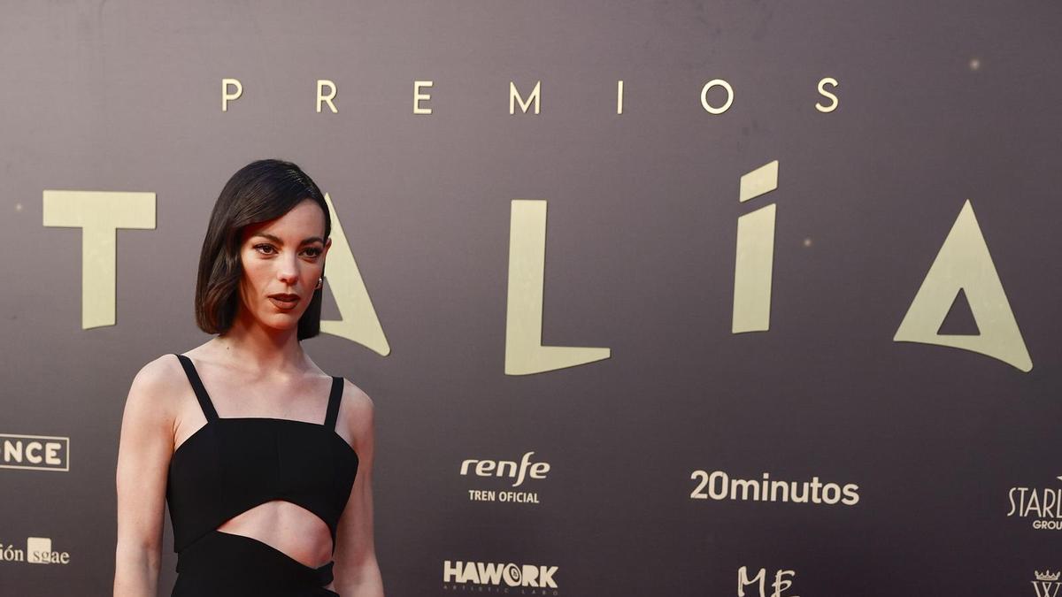 La actriz Victoria Luengo, en la alfombra roja de los Premios Talía