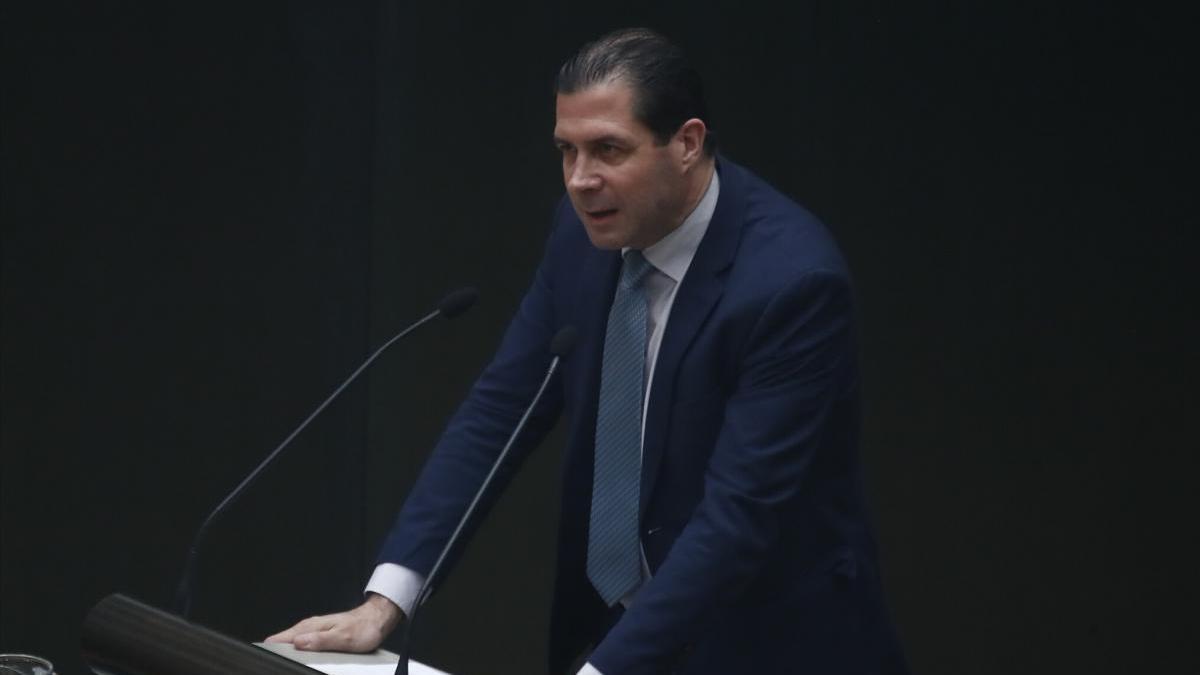 Pedro Fernández, en un ple de l&#039;ajuntament de Madrid.