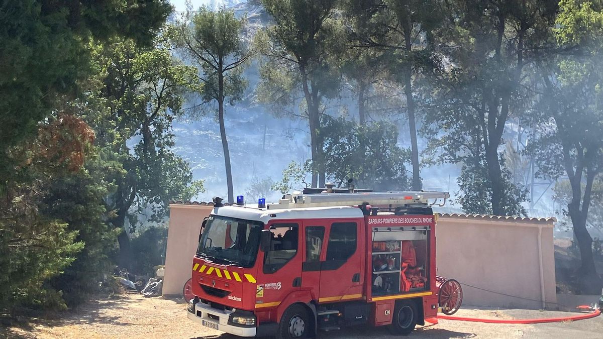 Marsella, la segunda ciudad de Francia, asediada por un violento incendio forestal