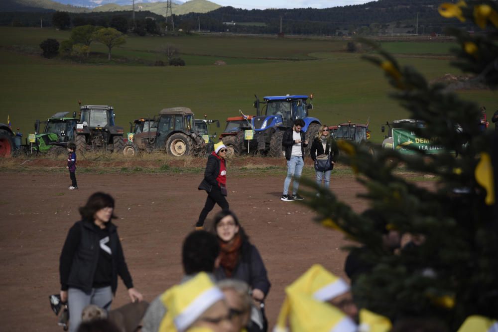 Tractorada a Lledoners.