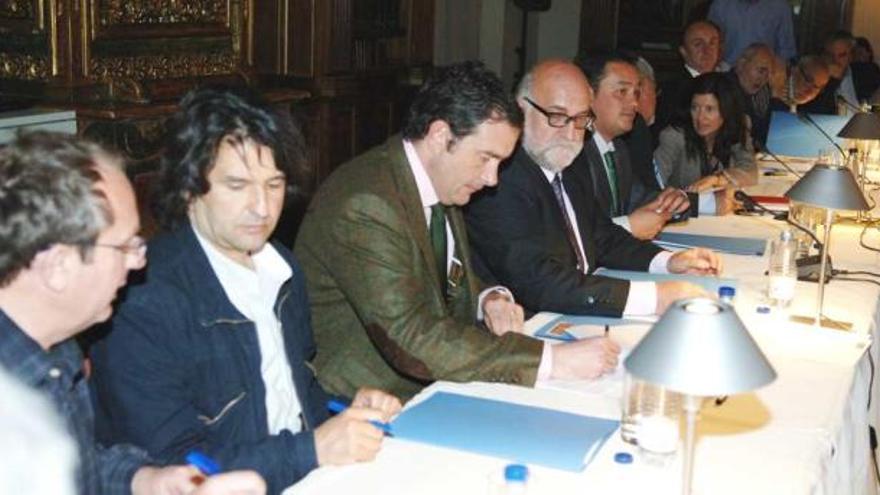 Fernando Pastor en el acto fundacional celebrado en el Museo Arqueológico Nacional.