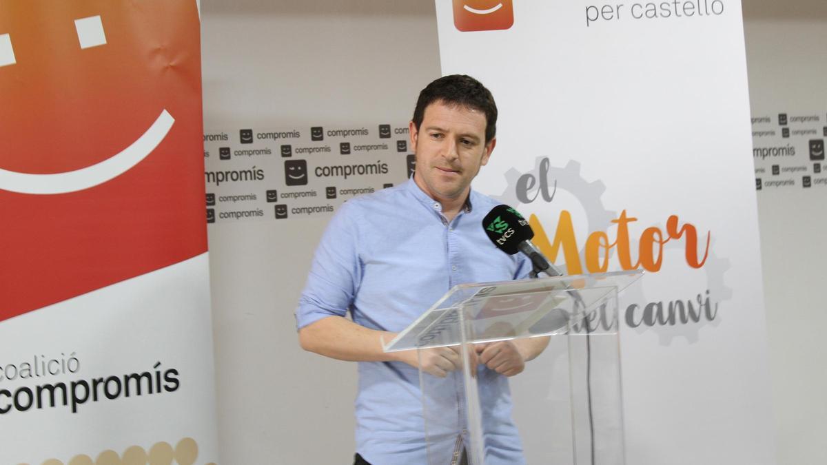 Ignasi Garcia, portaveu de Compromís.