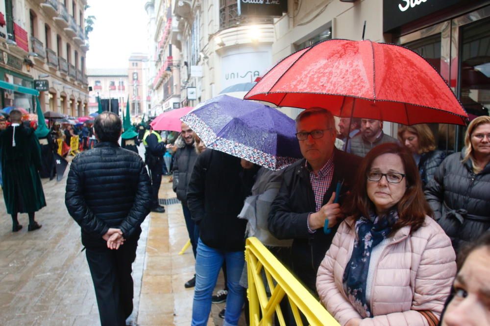 Las imágenes de la procesión de Vera Cruz, en el Jueves Santo de la Semana Santa de Málaga