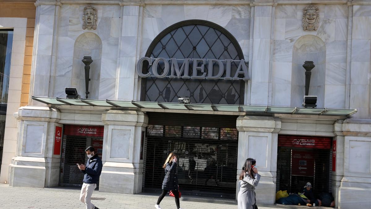 Una fachada histórica entre el paseo de Gràcia y la Granvia.