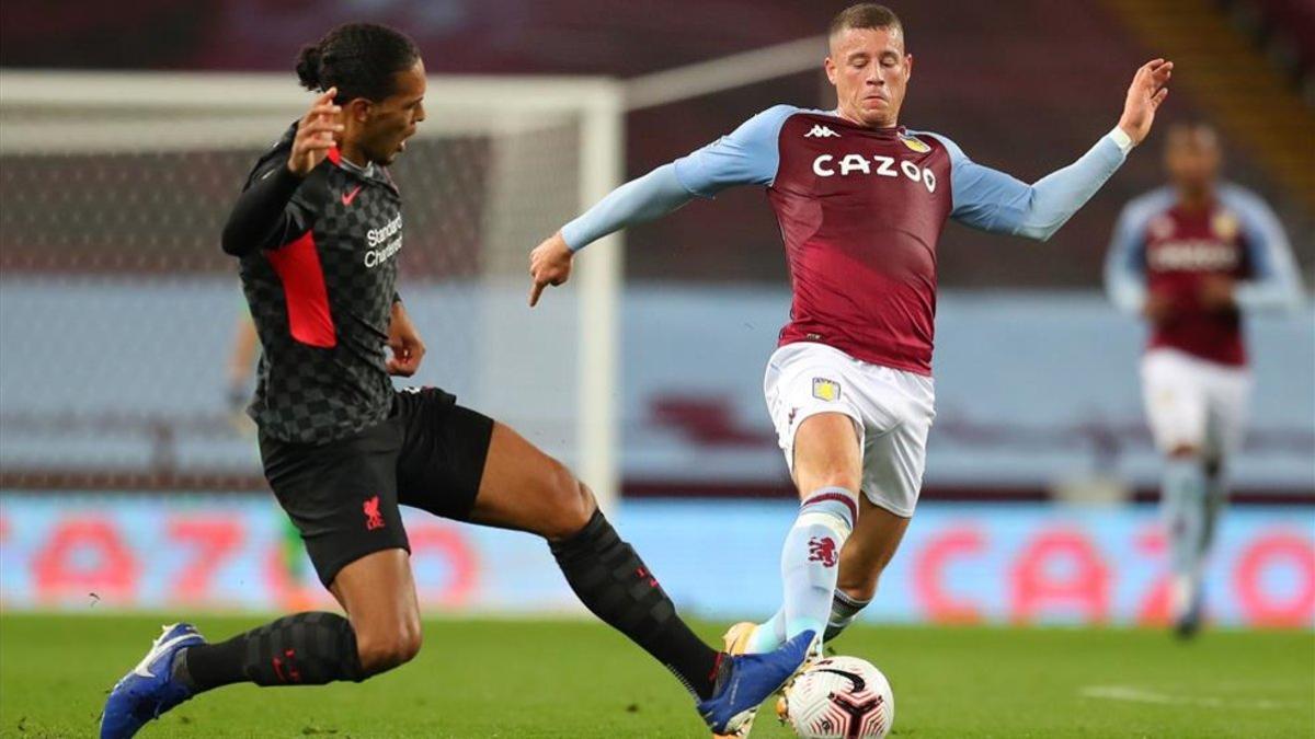 Van Dijk y el Liverpool encajaron 7 tantos ante el modesto Aston Villa en Villa Park