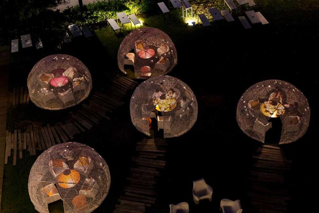 Burbujas de noche. 