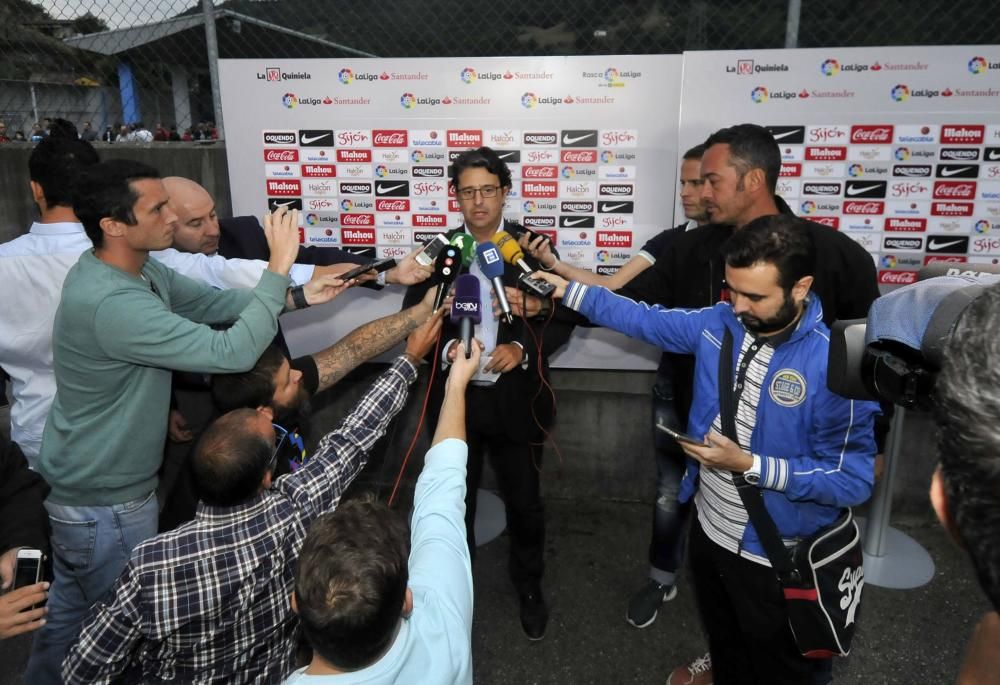 Entrenamiento del Sporting en Blimea