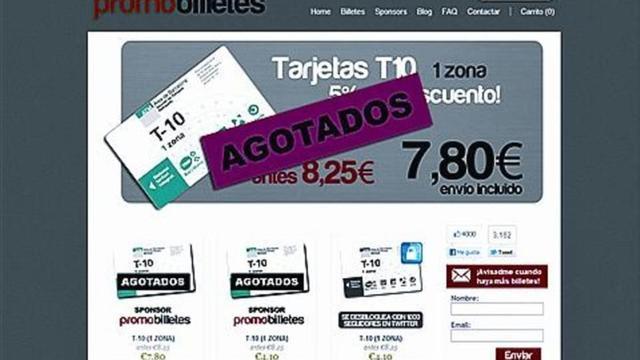 A la izquierda, la página web de promobilletes.com. A la derecha, una imagen del portal memetro.net.