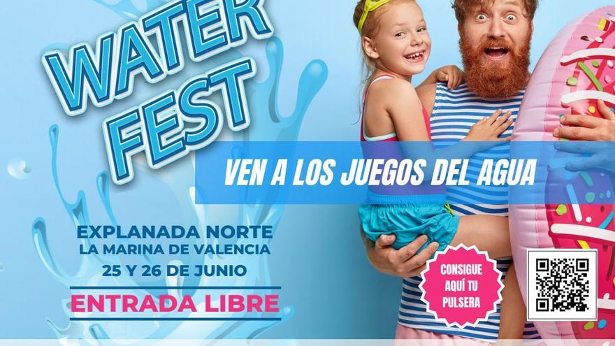 La Water Fest de Tuawa es gratuita para todas las personas que se acerquen a La Marina de València.