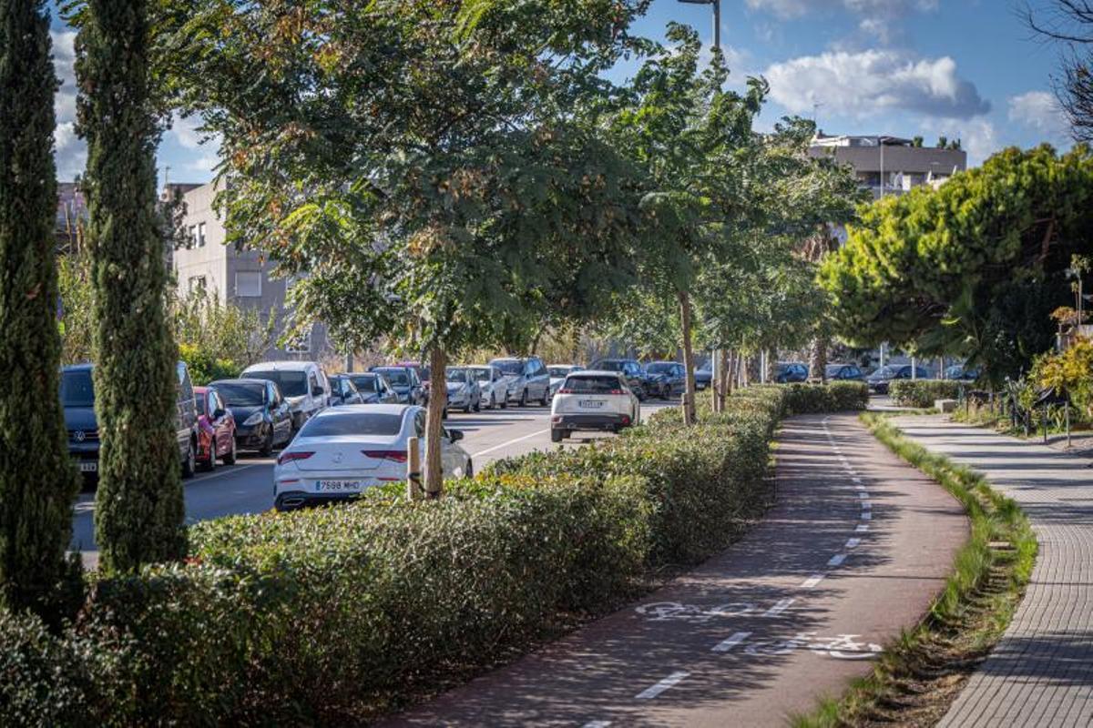 La avenida dels Alps de Cornellà de Llobregat