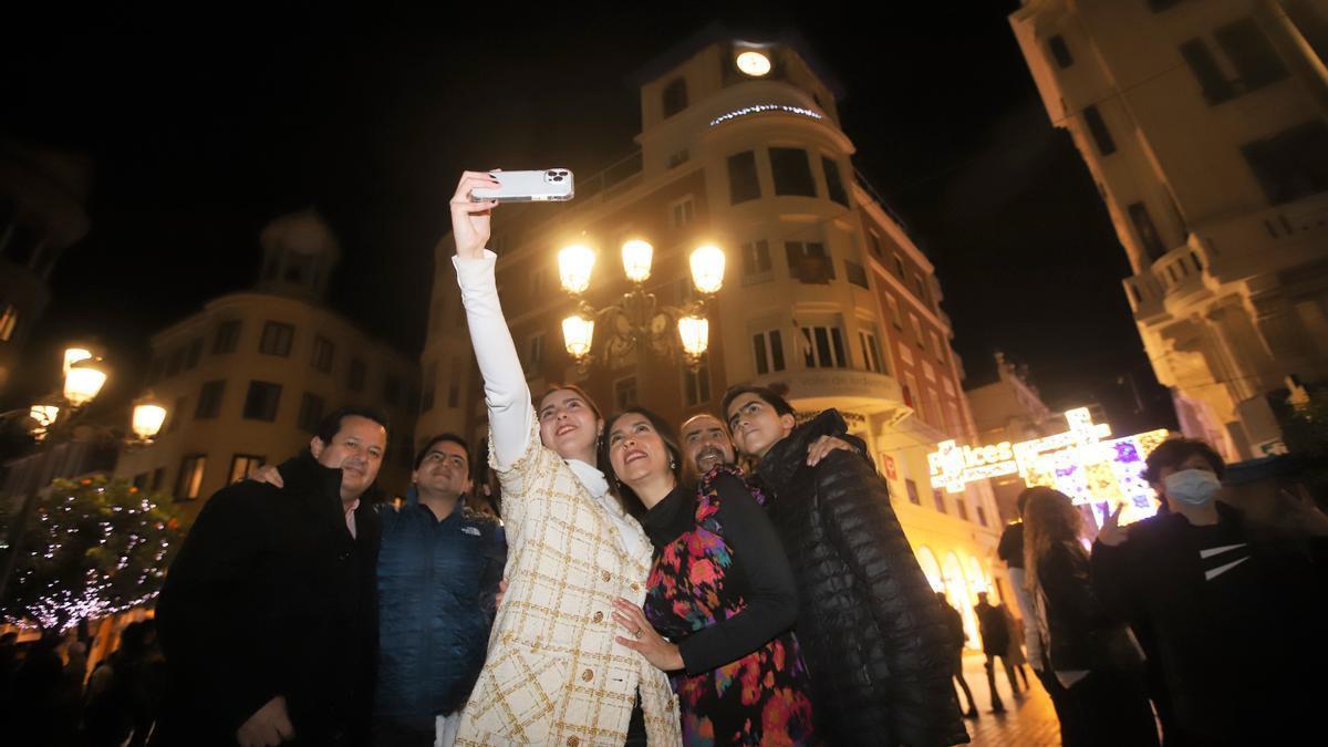 Celebración de la llegada del 2022 en las Tendillas.