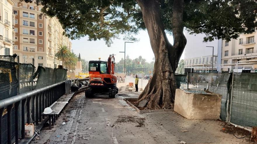 Comienzo de los trabajos de reurbanización.