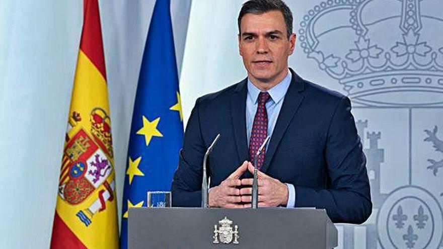 El president del Govern espanyol, Pedro Sánchez