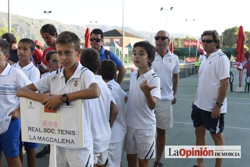 Inauguración del Campeonato Nacional de Tenis Alevín en el Club Cordillera