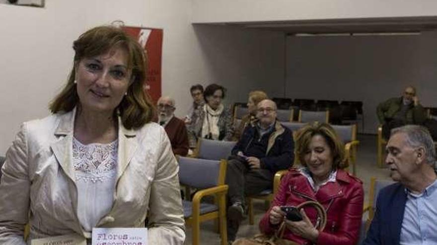 Carmen Aranda, ayer, en el Club LA NUEVA ESPAÑA de Gijón.