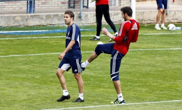 Imágenes del entrenamiento del Real Zaragoza