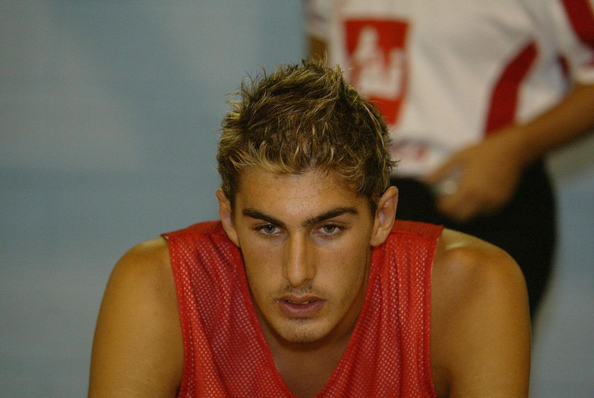 16/08/2005ZARAGOZAPRIMER PLANO DE JOSE ANGEL ANTELO, JUGADOR DEL CAI ZARAGOZA.BALONCESTO. EQUIPOS. CAI ZARAGOZA.EDUARDO BAYONACAMARA DIGITAL. BALONCESTO. EQUIPOS. CAI ZARAGOZA