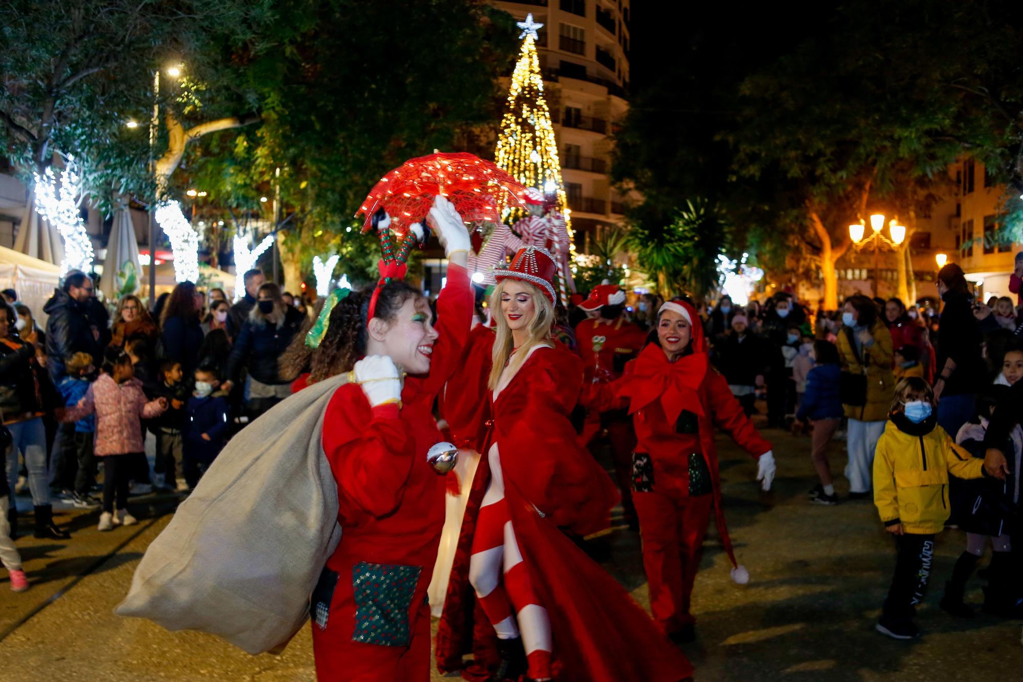 Encendido de las luces de Navidad en Vila.