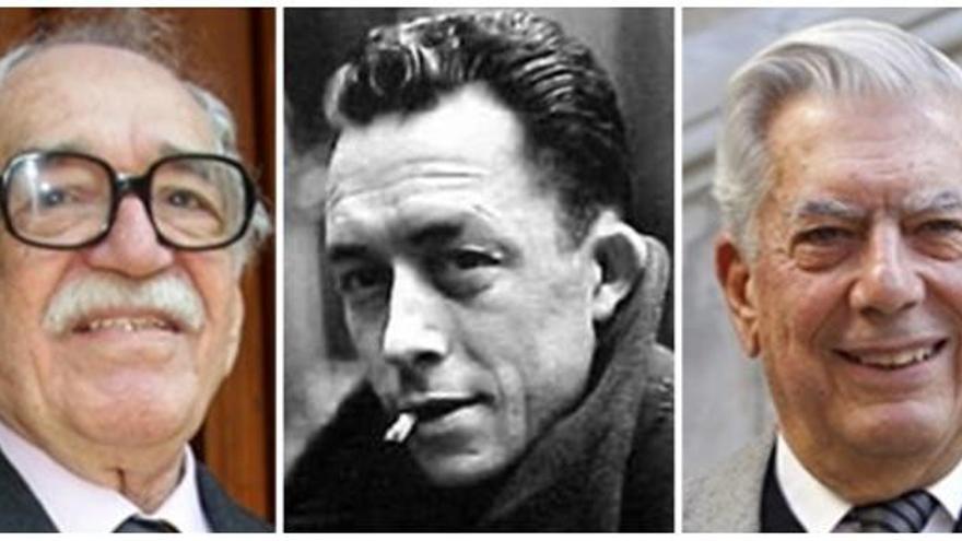 García Márquez, Camus y Vargas Llosa.