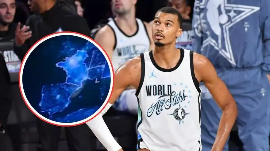 La NBA la lía durante el All-Star: Incluye a Catalunya como parte de Francia en la presentación de Wembanyama